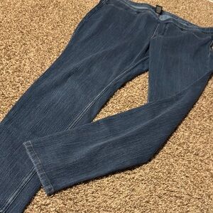 June & Daisy pull-on stretch leggings (L) - EUC!